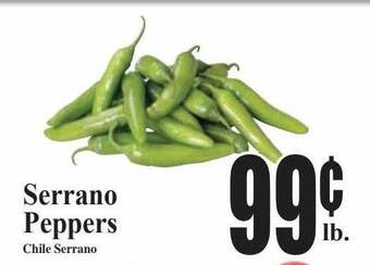 Baja Ranch Serrano peppers offer