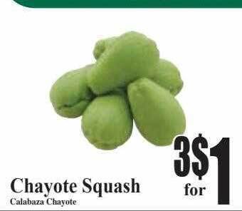 Baja Ranch Chayote squash offer