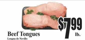 Baja Ranch Beef tongues offer