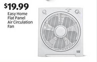 Aldi Easy home flat panel air circulation fan offer