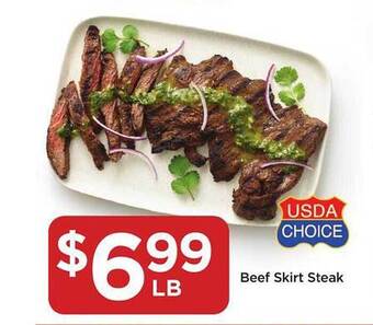 Food 4 Less Beef skirt steak offer