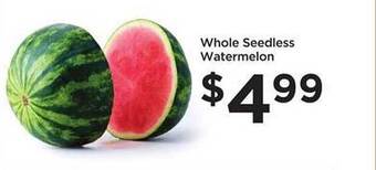 Food 4 Less Whole seedless watermelon offer