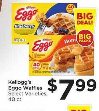 Food 4 Less Kellogg's eggo waffles offer