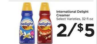 Food 4 Less International delight creamer offer