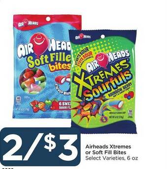 Food 4 Less Airheads xtremes or soft fill bites offer