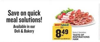 Food Lion Taste of inspirations ham offer