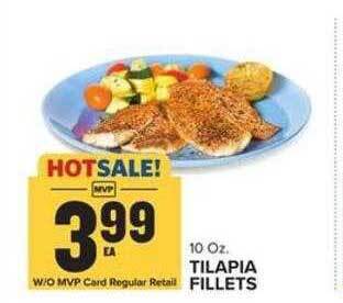 Food Lion Tilapia fillets offer