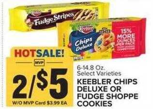 Food Lion Keebler chips deluxe or fudge shoppe cookies offer