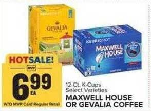 Food Lion Maxwell house or gevalia coffee offer