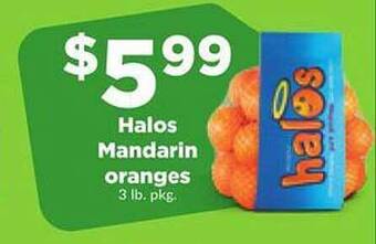 Hy-Vee Halos mandarin oranges offer