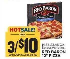 Food Lion Red baron 12 offer
