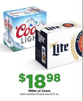 Hy-Vee Miller or coors offer