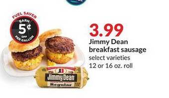 Hy-Vee Jimmy dean breakfast sausage offer