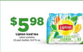 Hy-Vee Lipton iced tea offer