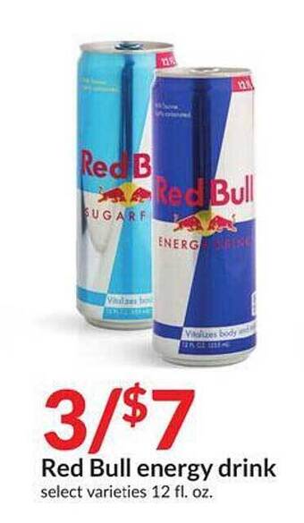 Hy-Vee Red bull energy drink offer