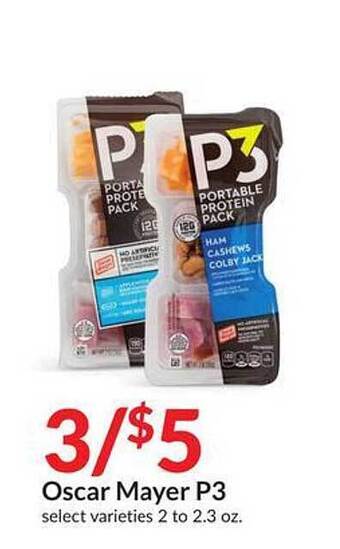 Hy-Vee Oscar mayer p3 offer