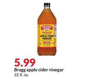 Hy-Vee Bragg apple cider vinegar offer