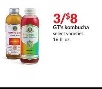 Hy-Vee Gt's kombucha offer