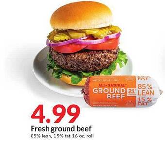 Hy-Vee Fresh ground beef offer