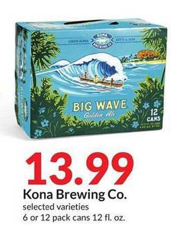 Hy-Vee Kona brewing co offer