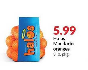 Hy-Vee Halos mandarin oranges offer