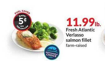 Hy-Vee Fresh atlantic verlasso salmon fillet offer