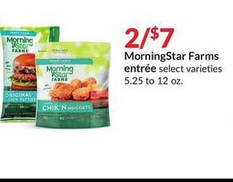 Hy-Vee Morningstar farms entrée offer
