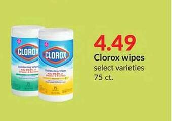 Hy-Vee Clorox wipes offer
