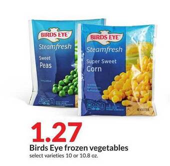 Hy-Vee Birds eye frozen vegetables offer