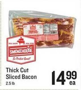 Lowes Foods Thick cut sliced bacon offer