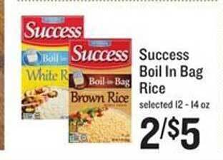 Success boil in bag rice