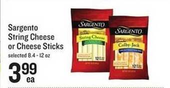 Lowes Foods Sargento string cheese or cheese sticks offer