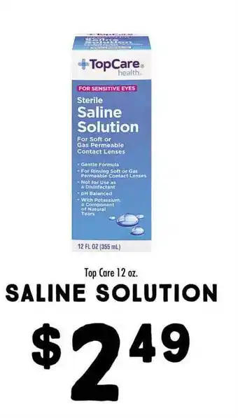 Maceys Top care saline solution offer