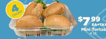 Northgate Market Mini tortas offer
