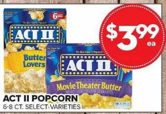 Price Cutter Act ii popcorn offer