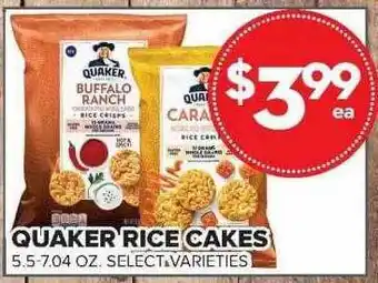Quaker rice cakes