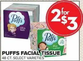 Price Cutter Puffs facial tissue offer