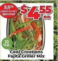 Price Cutter Cool creations fajita griller mix offer