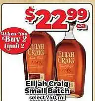 Price Cutter Elijah craiq small batch offer
