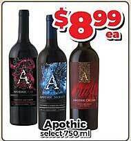 Price Cutter Apothic offer