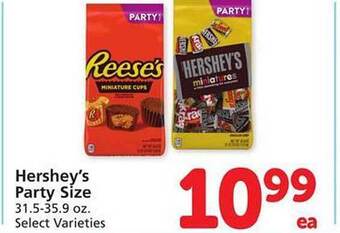 Safeway Hershey's party size offer