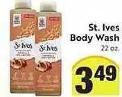 Save Mart St ives body wash offer