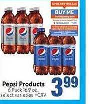 Pepsi products