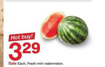 Target Fresh mini watermelon offer