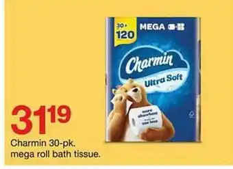 Target Charrmin mega roll bath tissue offer