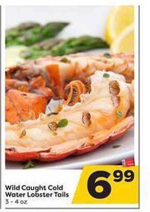Weis Markets Wild caught cold water lobster tails offer