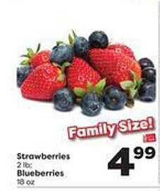 Weis Markets Strawberries, blueberries offer