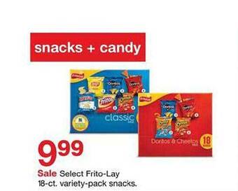 Target Frito-lay variety-pack snacks offer