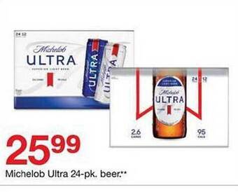 Target Michelob ultra beer offer