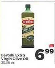 Weis Markets Bertolli extra virgin olive oil offer